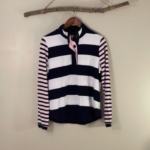 Crown & Ivy Rugby Long Sleeve 3/4 Button Down